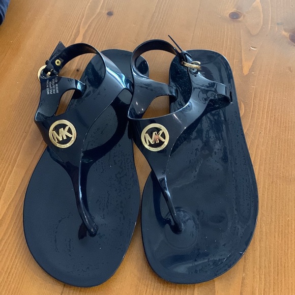 MICHAEL Michael Kors | Shoes | Michael By Michael Kors Navy Sandals |  Poshmark
